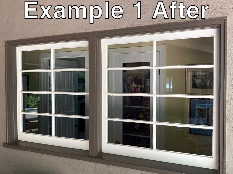 Windows after cleaning